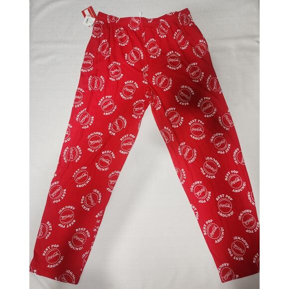 Coca cola pajama pants men's XL 100% cotton - Picture 2 of 7